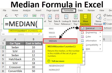 median formula|médian formula in excel.